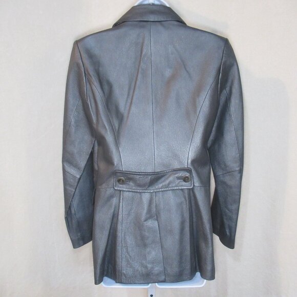 Terry Lewis Classic Luxuries Genuine Leather Blazer Jacket | Size XS - Picture 2 of 9